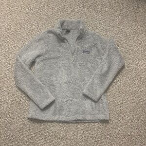 Patagonia Light Gray Fleece Jacket
